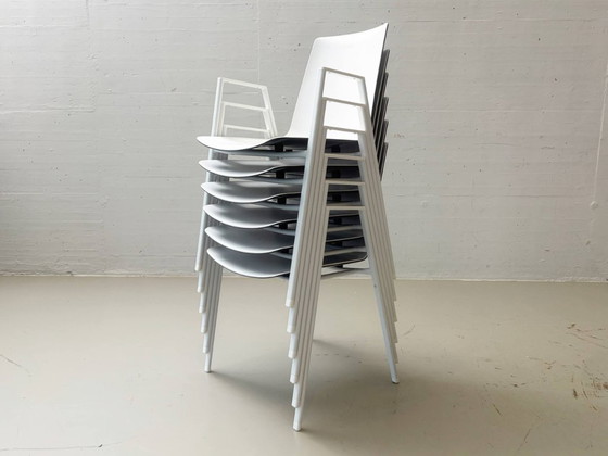 6 sillas Nooi Row (modelo 6602) de Neunzig° para Wiesner-Hager, 2014 – Sillas auxiliares, Plastic, Vintage (photo 15 of 15)