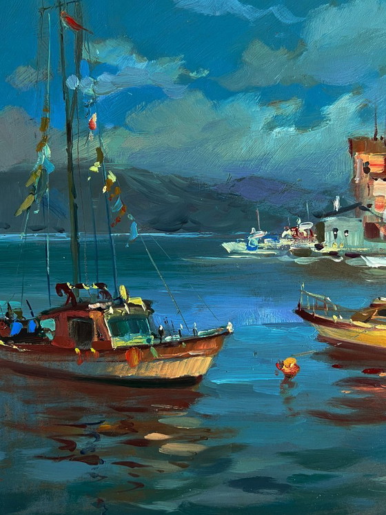 Image 1 of River Ships near the Shore