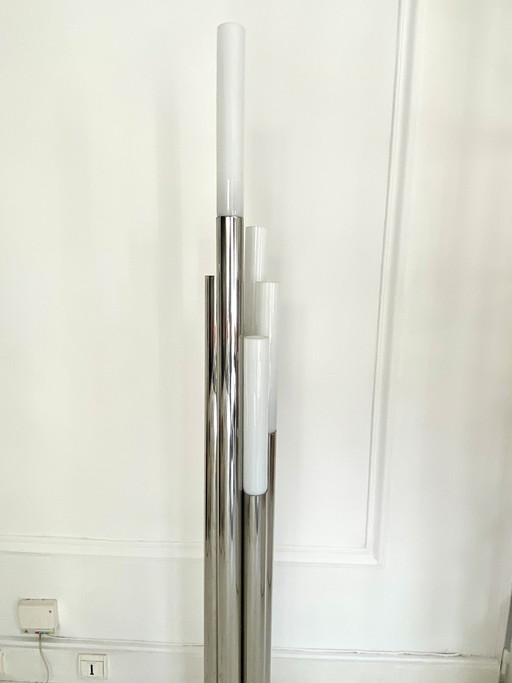 Lampadaire Luci tubulaire en métal P448 