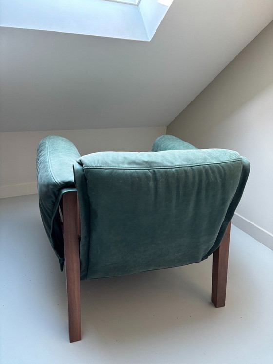 Image 1 of Piet Boon Kent Sessel, grünes Leder