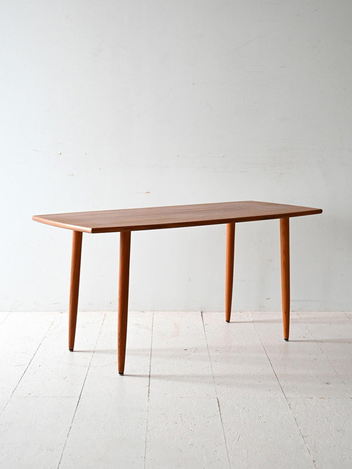 Vintage Scandinavische Teakhouten Salontafel