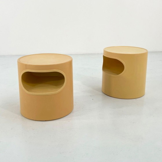 Image 1 of Pair of Giano-Vano Side Tables by Emma Gismondi for Artemide, 1960s