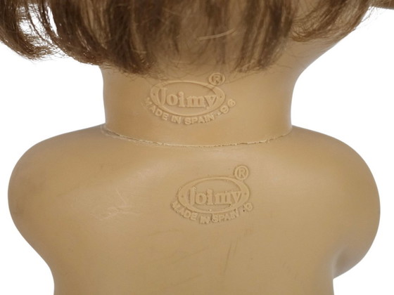 Joimy baby figure with brown hair - XL - Made in Spain - 1996, Decorative Objects, Plastic, Vintage (photo 3 of 8)
