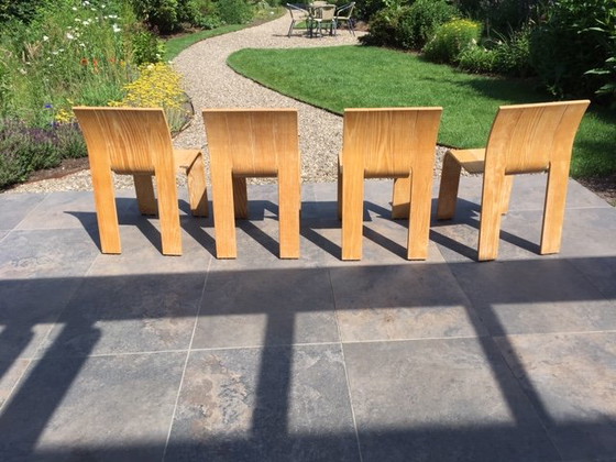 Ensemble original des années soixante-dix : 4 Stripstoelen du designer Gijs Bakker ! – Castelijn (photo 9 of 13)