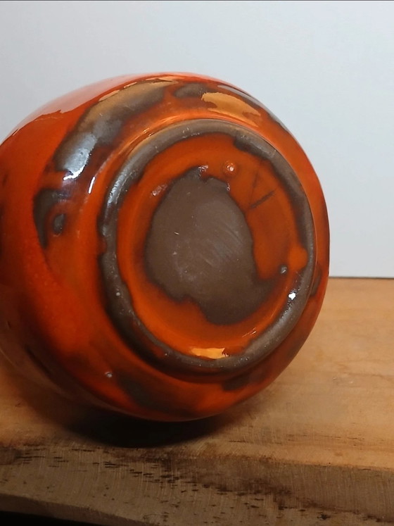 Image 1 of Vintage Space Age vaas van Plateelbakkerij Zenith te Gouda