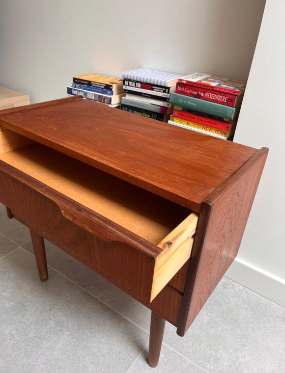 Teak drawers Danish design, Chest of drawers, Wood, Brown, Mid Century Modern (photo 5 of 5)