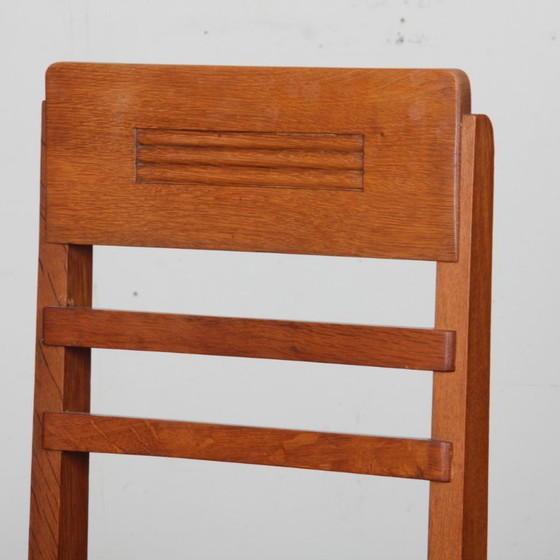 Image 1 of Set van 4 stoelen, Frans werk uit de jaren 1950.