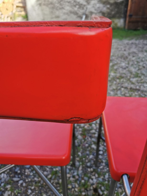 Image 1 of 4 Chaises Space Age (Italien)