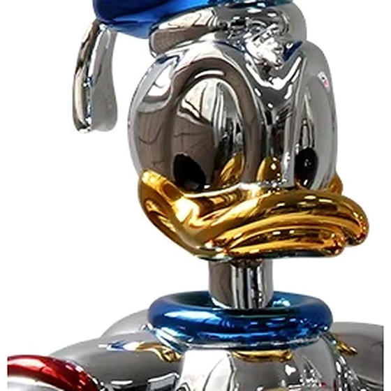 Image 1 of 40cm Space Man Donald Duck Figures Astronaut Mickey Mouse Electroplating statue