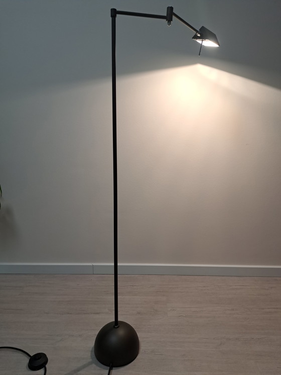 Image 1 of Lampada da terra vintage Soelken, lampada da lettura notarile anni '70