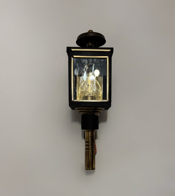 Applique Lanterne Maison Arlus Anni '70 – Brass, Metal (photo 6 of 15)