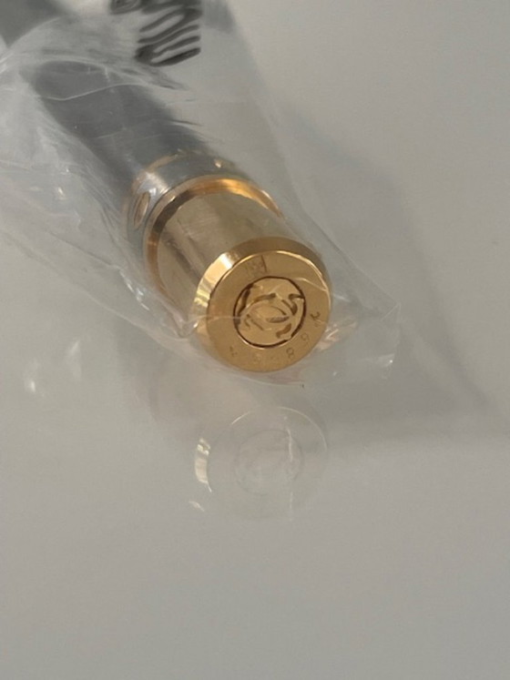 Image 1 of Penna a sfera Cartier Must Santos – Nuova, in platino, completa