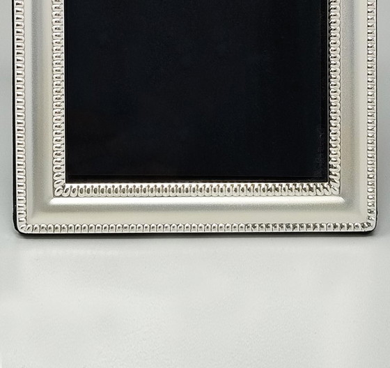 Prachtige Fotolijst uit de jaren 70 in Verzilverd met Glas. Gemaakt in Italië – Lijsten, Silver (photo 7 of 7)