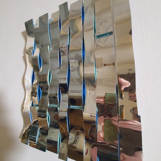 Image 1 of Objet mural miroir ONDE