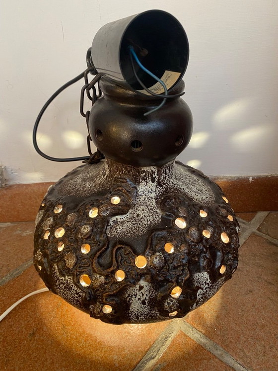 Richard Essig Lampada a sospensione brutalista ‘60 – Lampadari, Ceramica (photo 5 of 10)