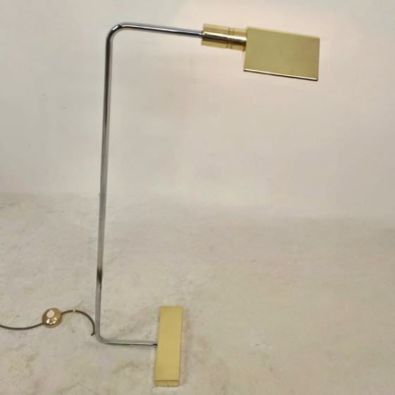 Cedric Hartman per Jack Lenor Larsen Lampada da terra No.1 anni '60 – Lampade da terra, Brass (photo 3 of 8)