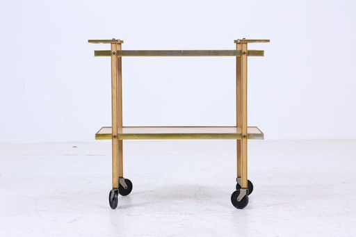 Chariot de service vintage des années 60 | Mid Century table table de téléphone table d'appoint rétro #07-17