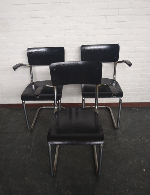 3x chaises Gispen