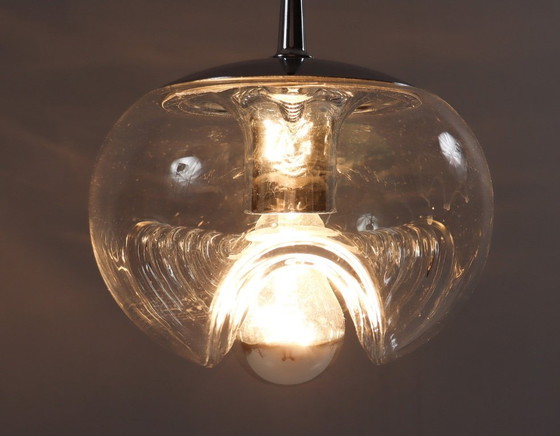 Image 1 of Set de 2 plafonniers de Peil et Putzler, modèle : 'Futura', Allemagne, années 1970