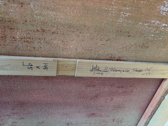 Image 1 of Œuvre d'art - peinture à l'huile sur jute