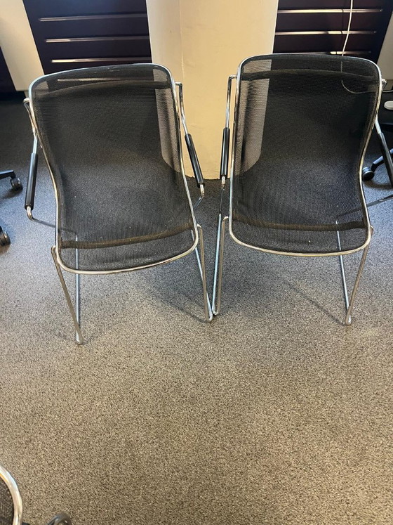 10x Vintage Design Penelope Chair Charles Pollock - Castelli – Chairs and lounge chairs, Metal (photo 9 of 10)