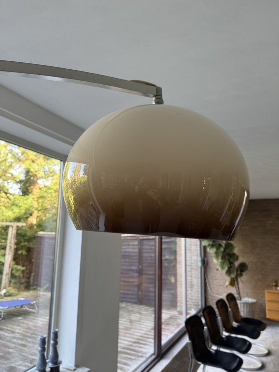 Guzzini Arc Lampada ad Arco Harvey Guzzini Italia Anni '70 – Lampade da terra, Marble, Metal (photo 3 of 6)