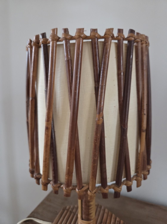 Image 1 of Rattan lamp from the 50s/60s