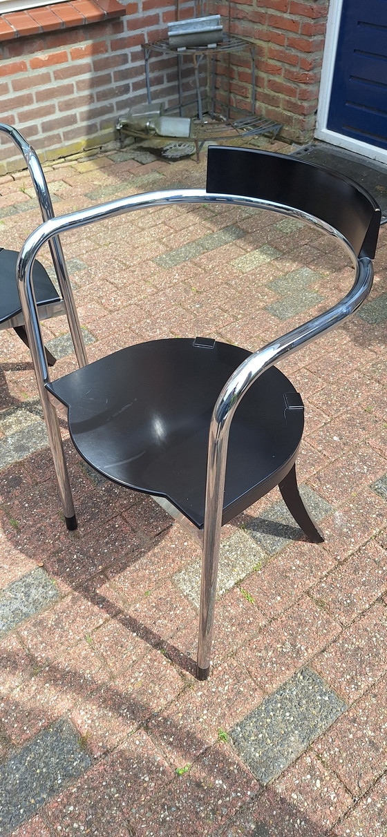 Image 1 of 4 pezzi sedie da pranzo Zanotta fauna