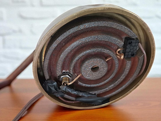 Image 1 of Vintage modernistische houten bureaulamp