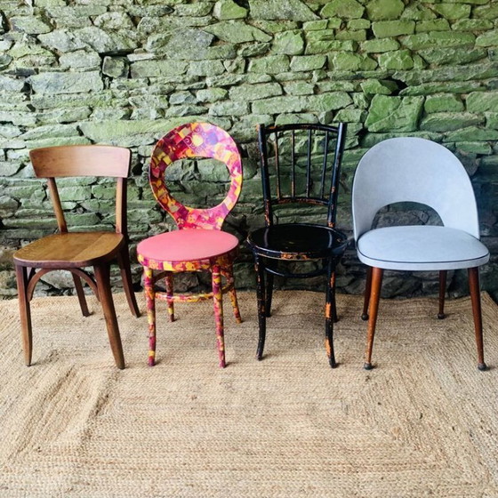 Image 1 of Set di 4 sedie spaiate