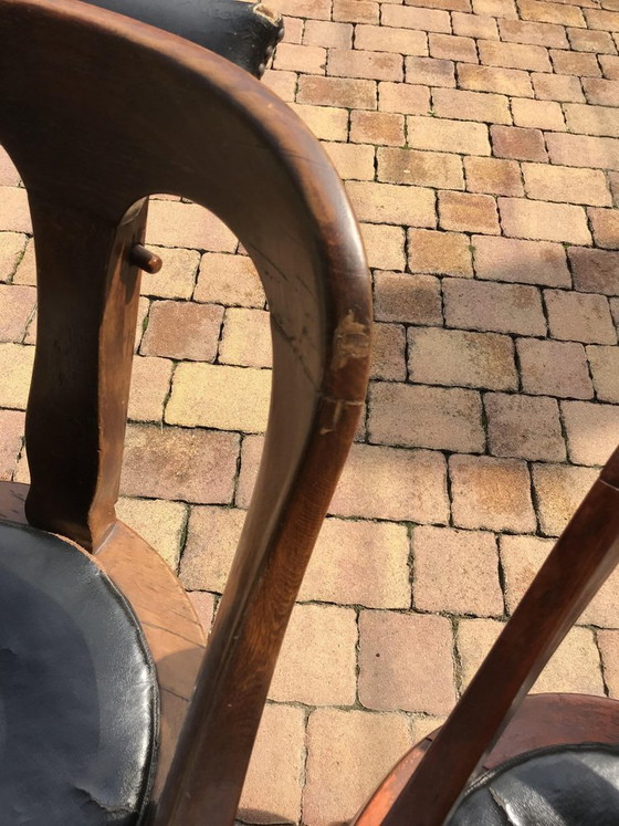 Set of Antique Barbers Swivel Armchairs, 1900s – Swivel chairs (photo 5 of 10)