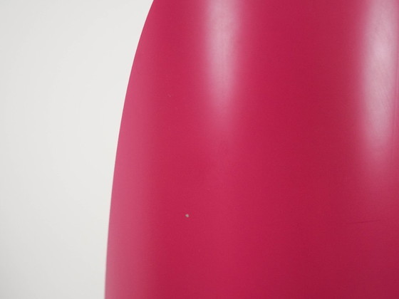 Image 1 of Lipstick mirror, pink, Italian design, 1970s, designer: Rodolfo Bonetto