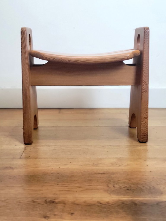 Image 1 of Taburete de pino de Gilbert Marklund para Furusnickarn, Suecia