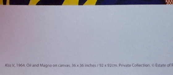 Image 1 of Roy Lichtenstein: "Kiss V".