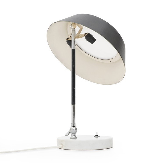 Image 1 of Table lamp by Stilux with marble base, 1950s