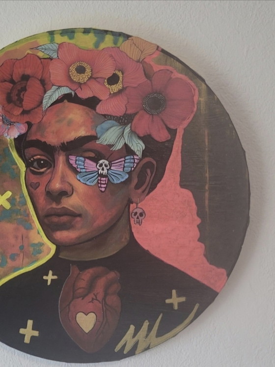 Image 1 of Ritratto di Frida Kahlo - fiore indistruttibile