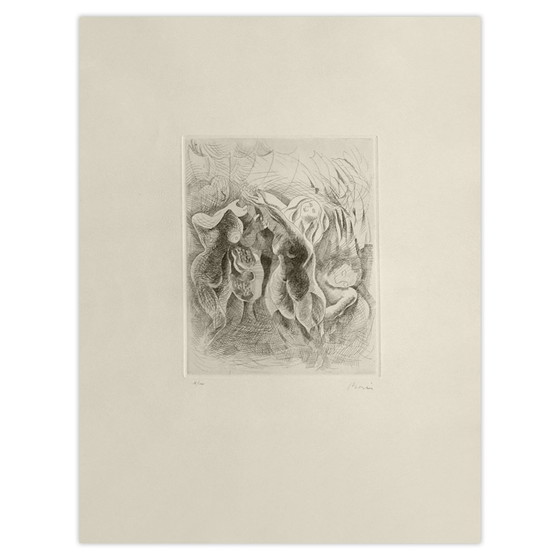 Francisco Bores signierte Radierung La Vendimia 1960 – Lithographien & Drucke, Paper (photo 5 of 5)