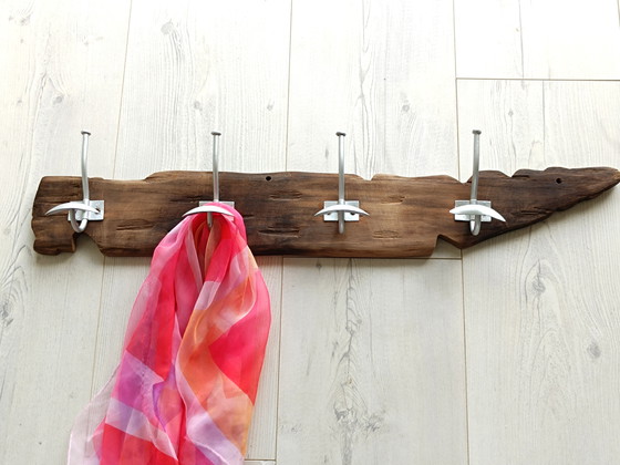 Image 1 of Floating Wood Wall Hanger