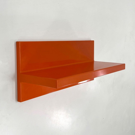 Estantería de pared naranja de Marcello Siard para Kartell, década de 1970. – Armarios de pared, Plastic (photo 4 of 7)