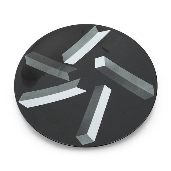 Image 1 of Assiette en céramique décorée "Atlantis" par Rolf Sinnemark pour Rorstrand, années 1980