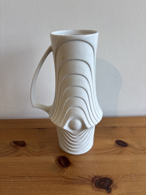 Image 1 of Jarrón de porcelana Op Art de Royal Bavaria KPM