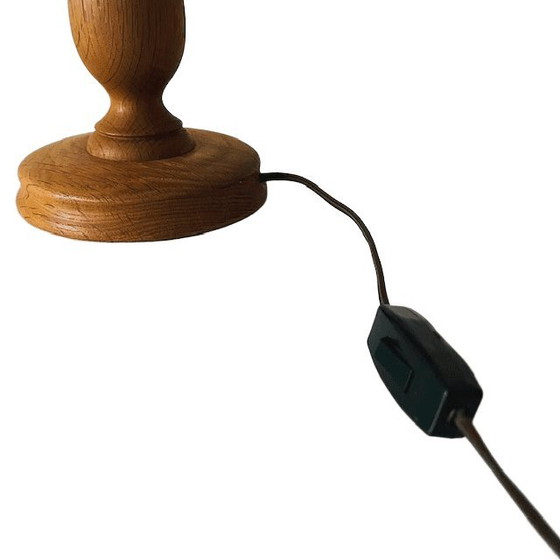 Image 1 of Lampada da tavolo vintage in legno di design danese di metà secolo, anni '60