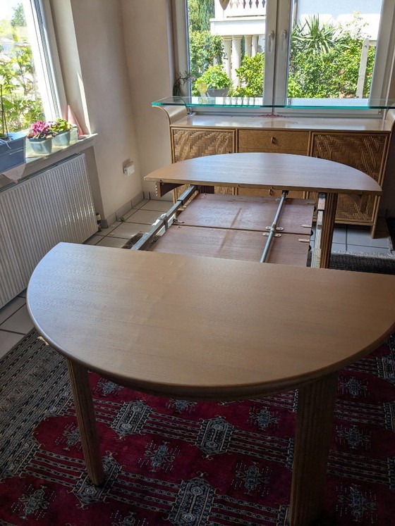 Image 1 of Rattan dining set with sideboard – very high quality & well-maintained