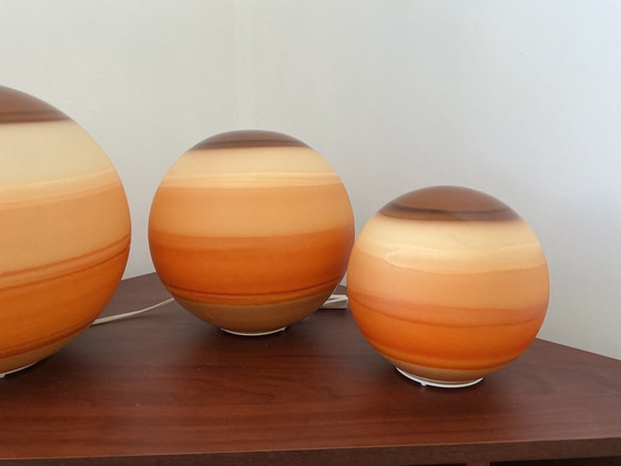 Image 1 of 3 lampade a globo Wofi anni '80