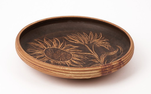 Ceramic wall plate ca. 50s