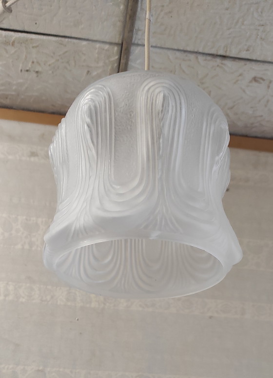 Image 1 of Art Deco portable lamp in pâte de verre - mid-20th century