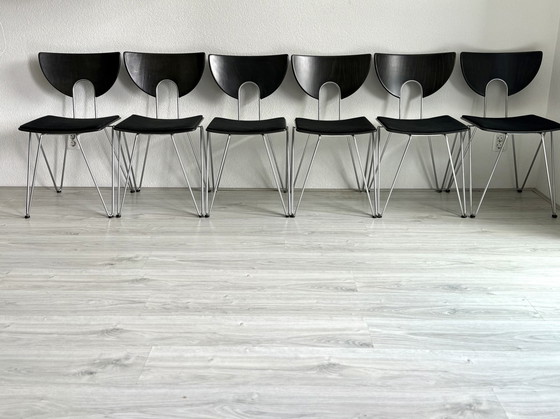 Image 1 of 6x Mikado eetkamerstoelen Kusch en Co