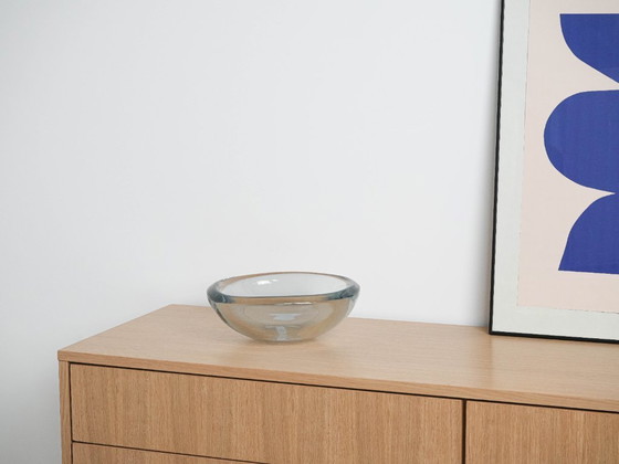 Image 1 of Bol de cristal, diseño danés, década de 1960, fabricado por Holmegaard.