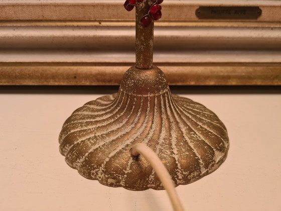 Vintage Florentine Table Lamp / Hollywood Regency Lamp, 57 cm, 1970s – corep, Brass (photo 3 of 5)