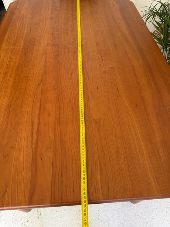 Extendable solid teak dining table, Wood, Brown (photo 5 of 14)